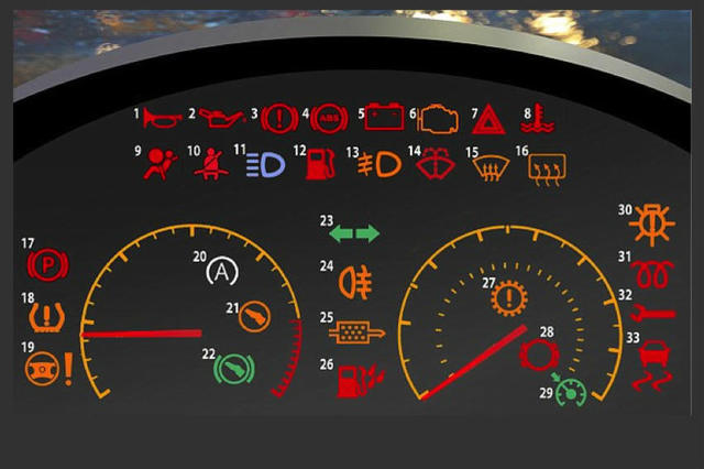 Ford truck dashboard warning lights #4