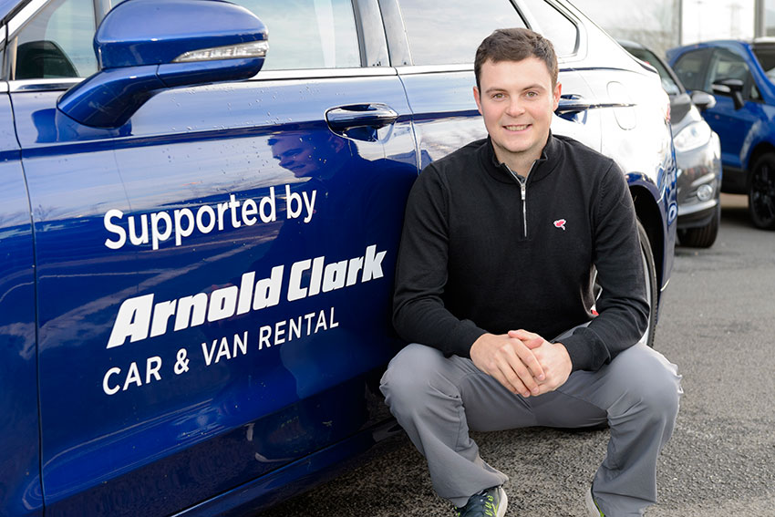 Jack McDonald with his new Ford Mondeo
