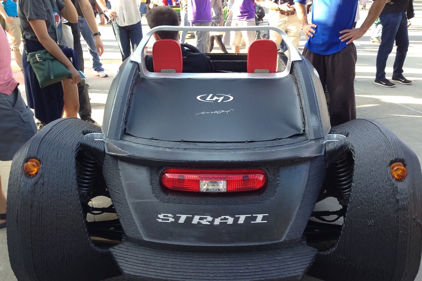 Image: Strati – The world's first 3D-printed car by z22, via Wikimedia Commons
