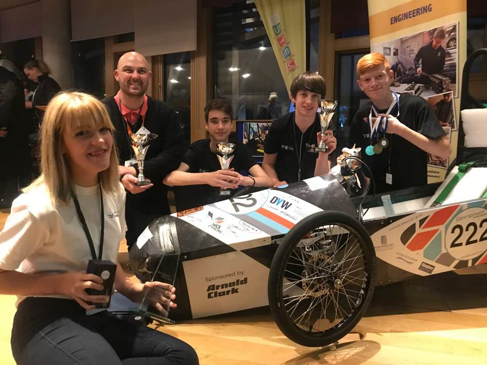 Members of the Greenpower team