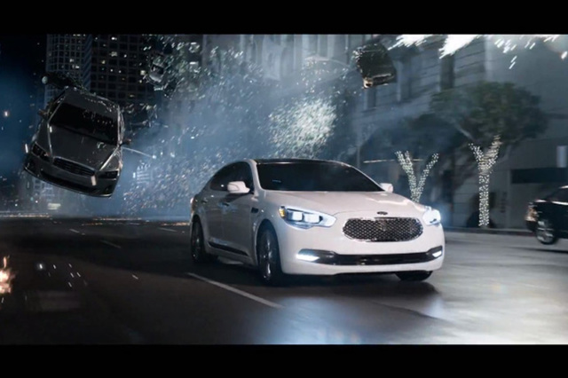 Kia's ad featured 'Morpheus' from The Matrix - and a ton of special effects