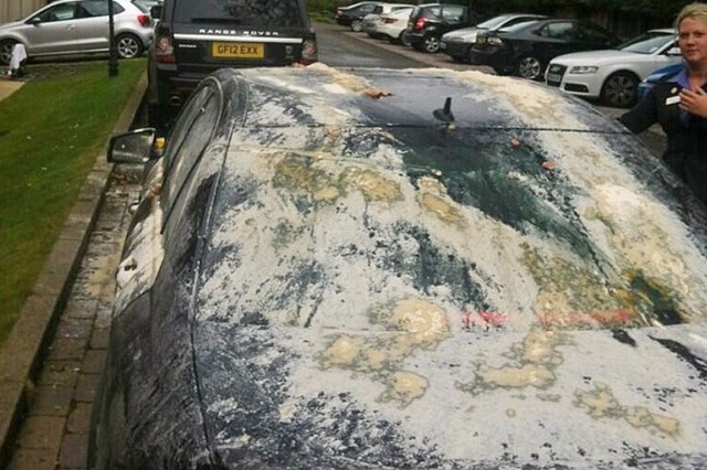 Fellow striker Kenwyne Jones posted a picture to Twitter, captioned “Michael Owen’s leaving present.”