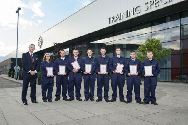 Eight students completed the training course and were offered apprenticeships